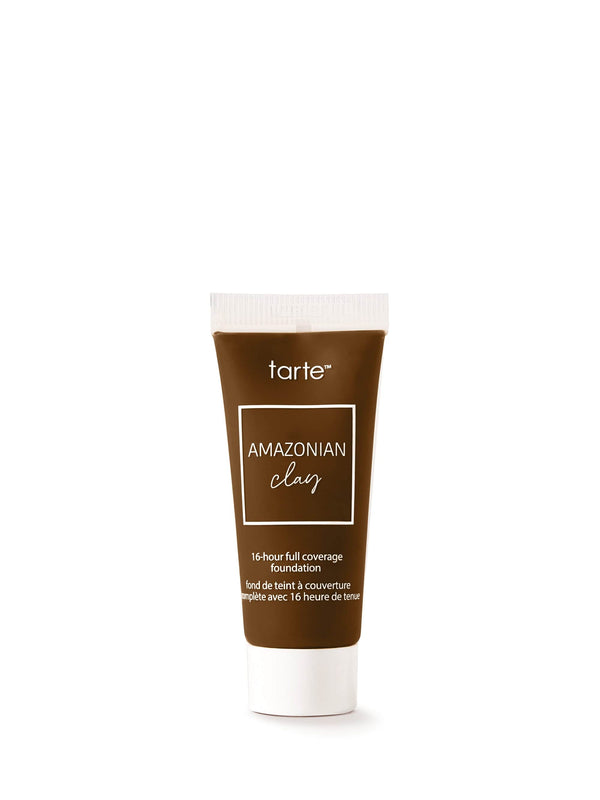 Tarte Amazonian Clay foundation tube on a white background