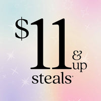 Text '11 & up steals' on a gradient background with stars