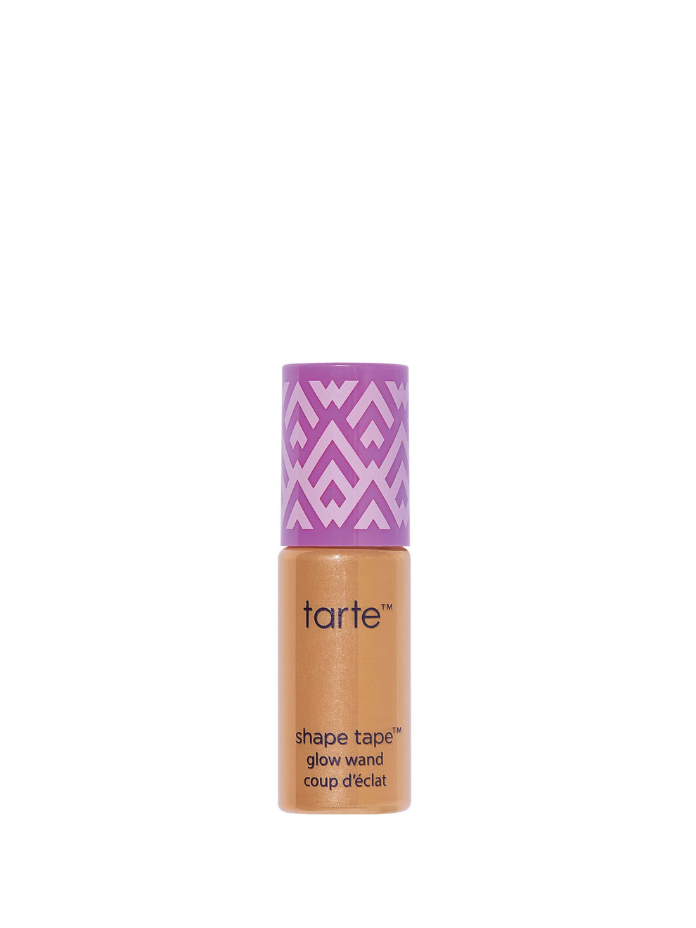 Tarte shape tape glow wand with purple packaging on a white background