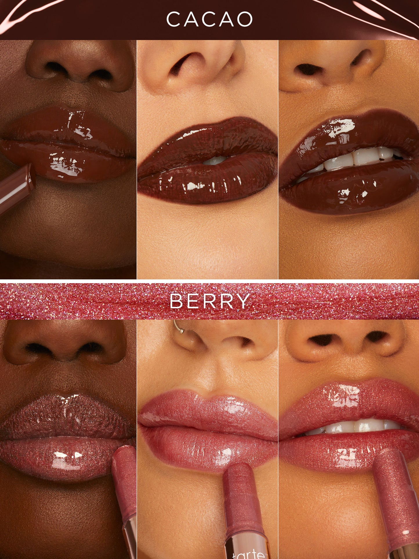 tarteâ„¢ maracuja juicy lip vinyl, shimmer glass and XL tubing mascara set image number 6