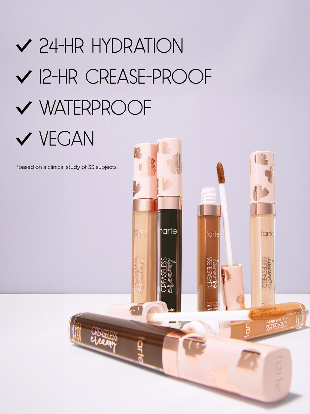 creaseless creamy full-coverage concealer & paw brush duo image number 6