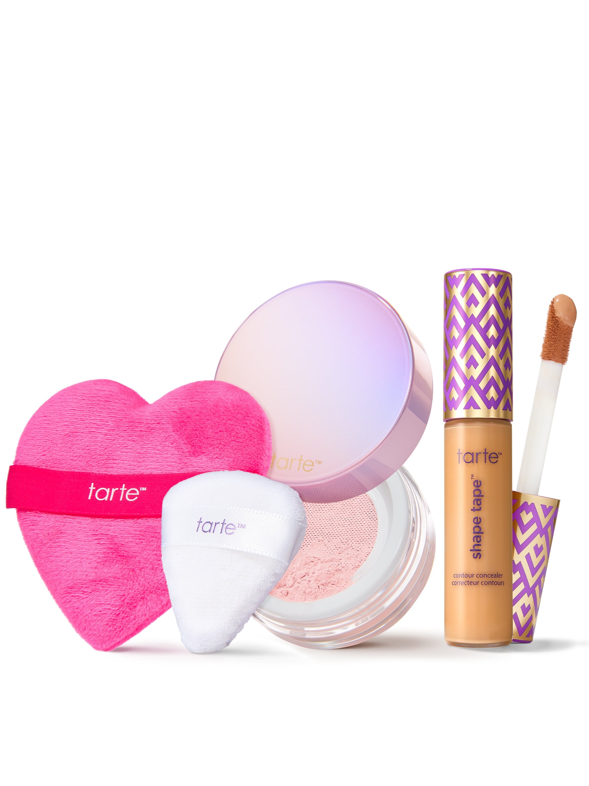 shape & bake shape tape™ & creaseless powder duo – Tarte™