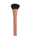 tarte cosmetics Makeup brush with black bristle head on a white background