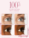 before and after of tarte cosmetics eyes on me mascara liner & clutch, 100% agree lashes look longer, lifted, & voluminous
