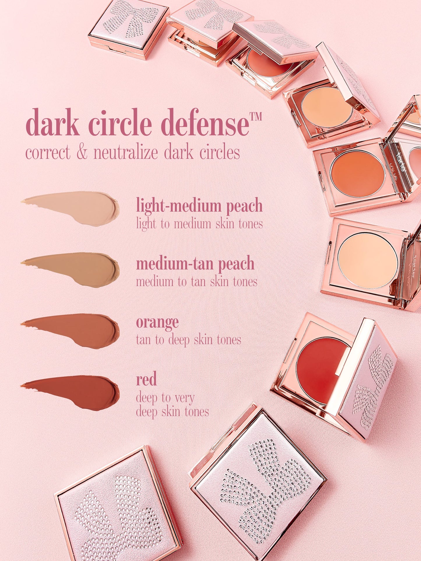 tarte cosmetics face card never declines. dark circle defense, correct and neutralize 