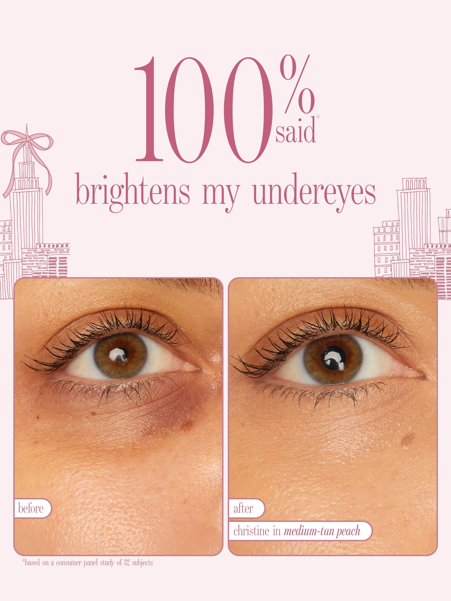tarte cosmetics face card never declines, 100% said brightens my undereyes