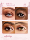 tarte cosmetics front row energy travel essentials tartelette tubing mascara on 4 different women, different eye looks