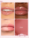 tarte cosmetics front row energy travel essentials maracuja juicy lip gloss shade rose on 3 different women