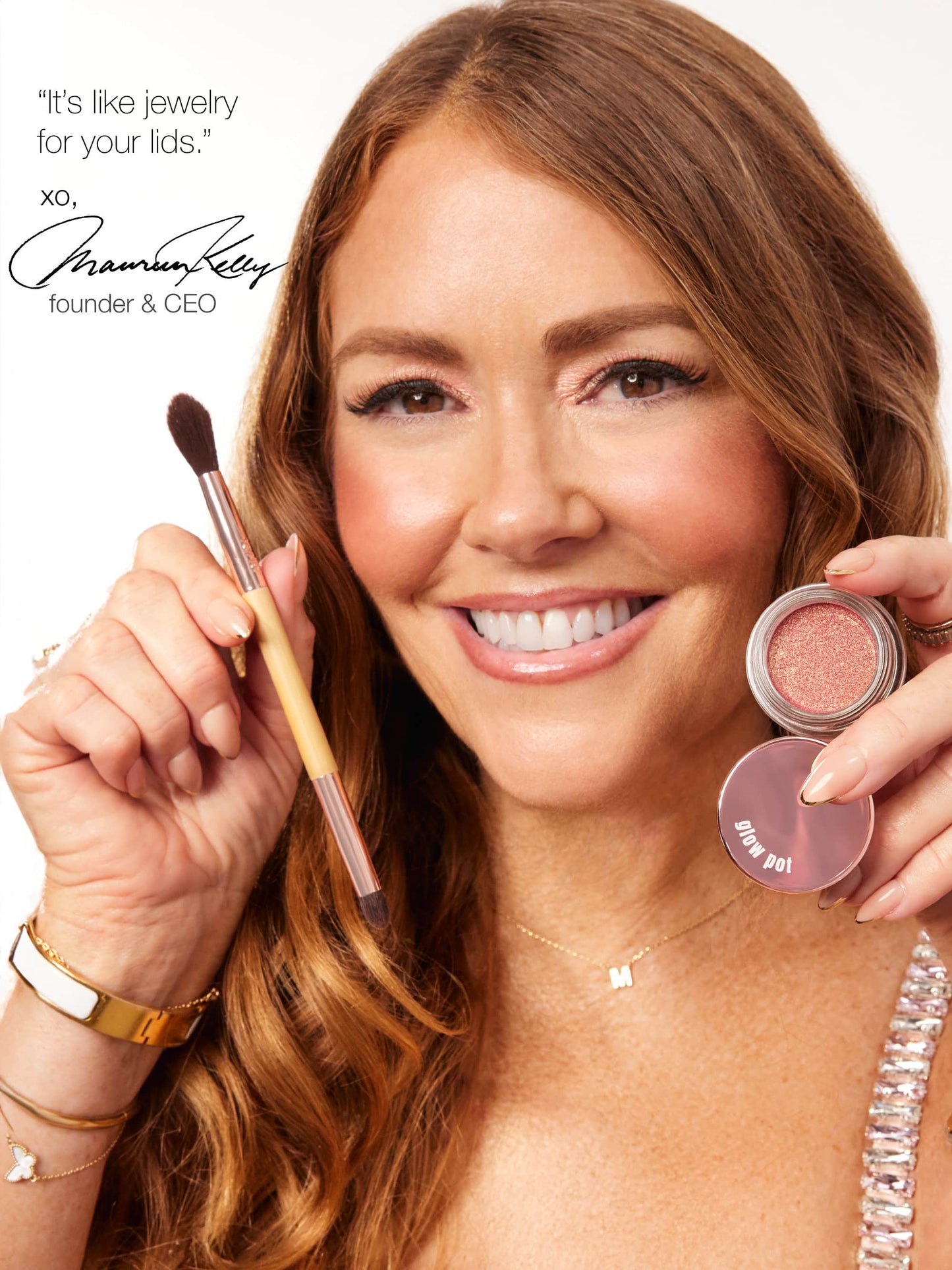 glow pot eyeshadow & brush