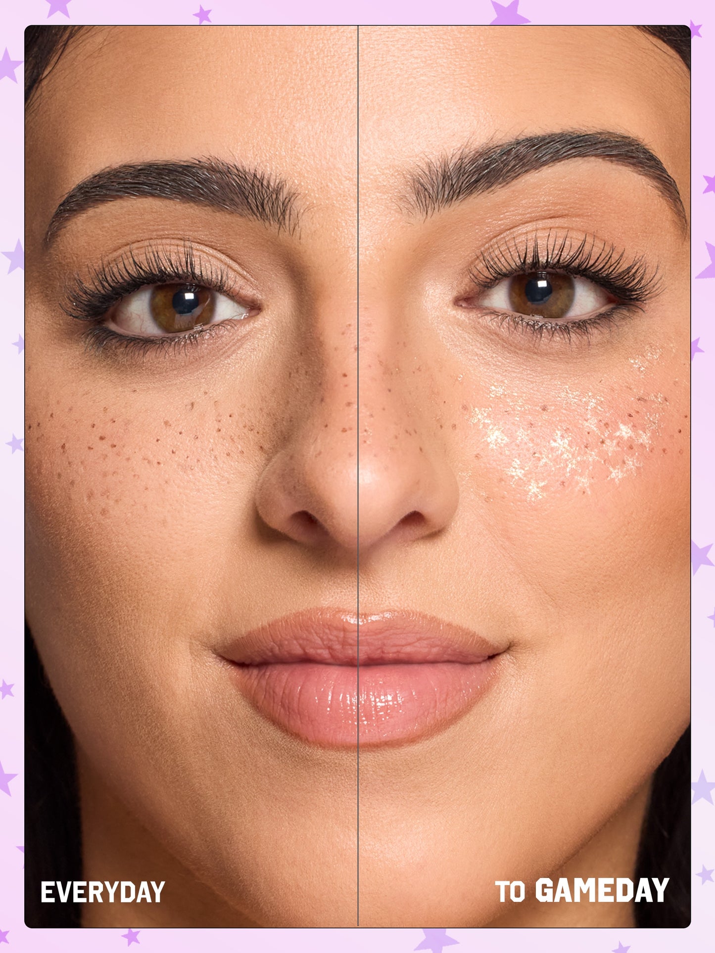 go with the faux freckle stamp in starstruck