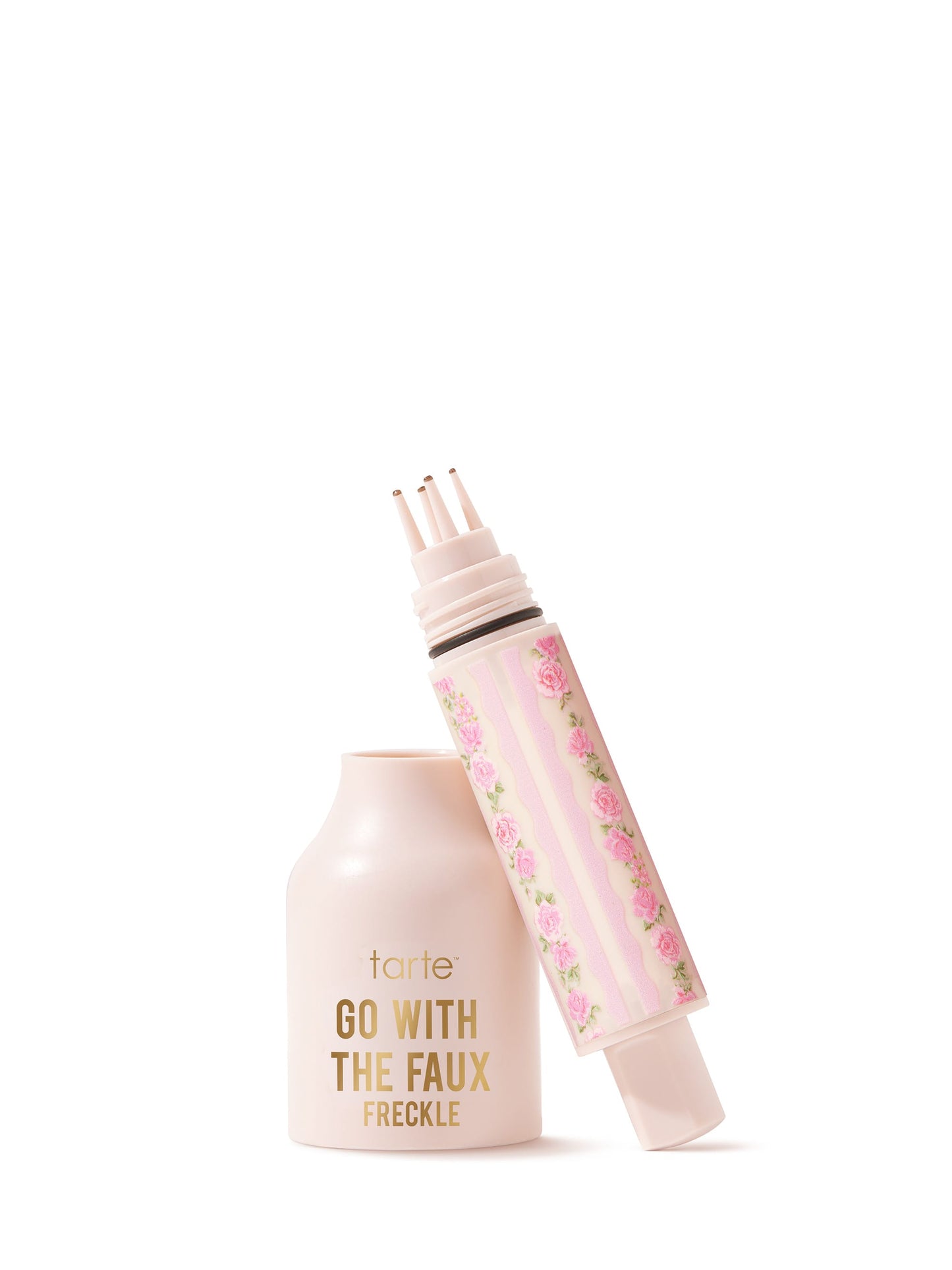 Tarte limited-edition go with the faux freckle stamp on a white background
