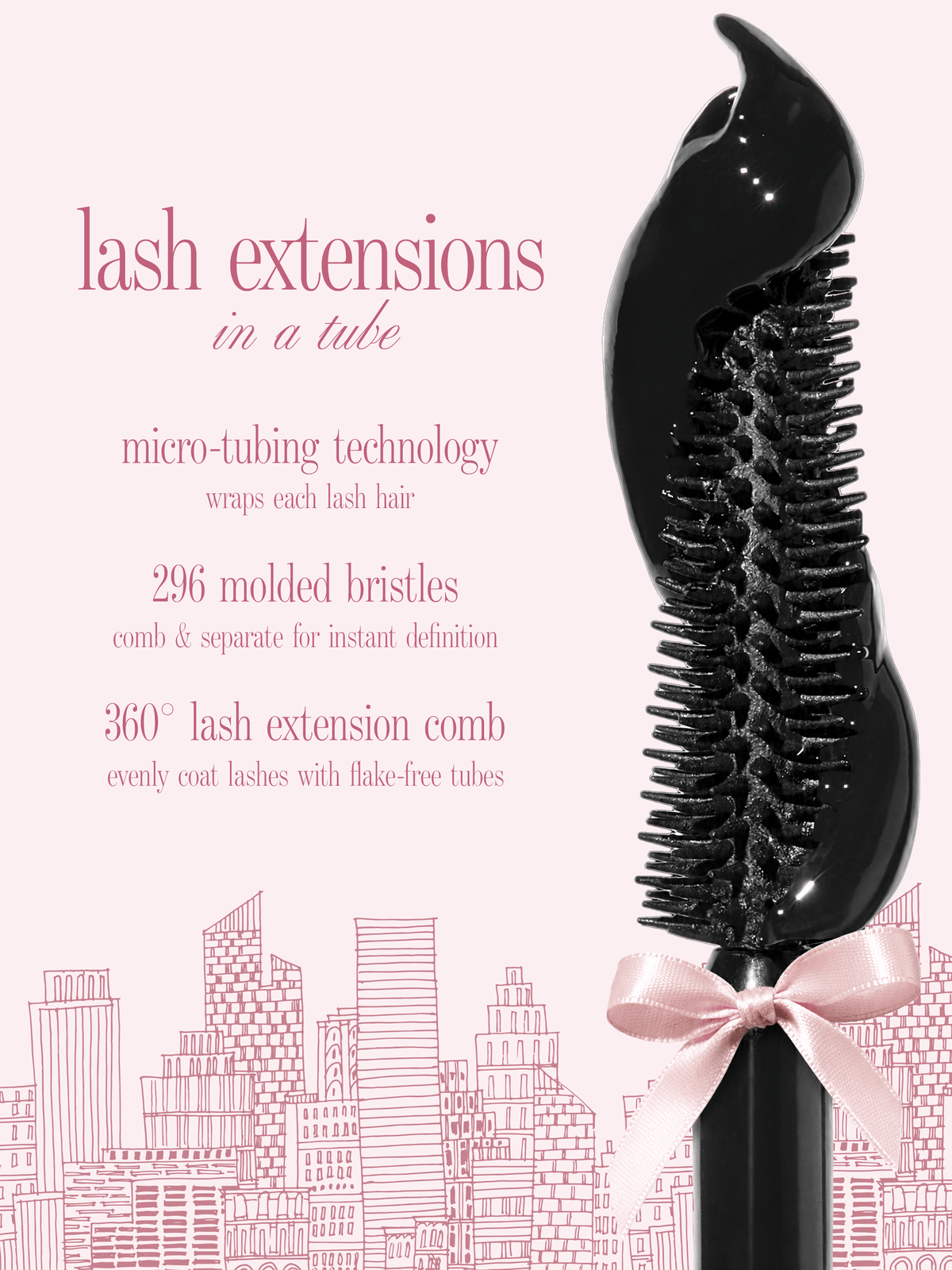 tarte cosmetics tartelette XL tubing mascara 'lash extensions in a tube' + other benefits
