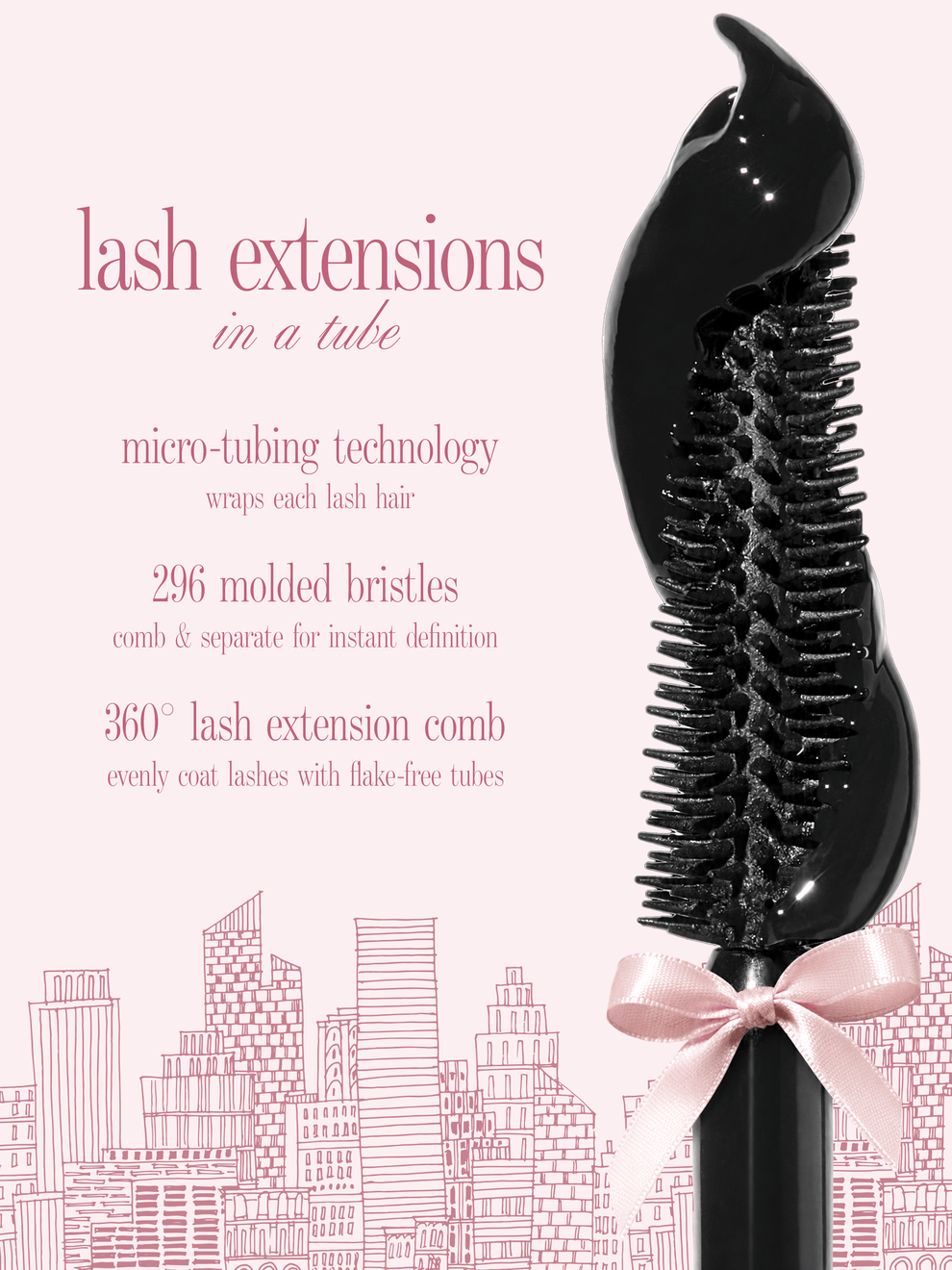 tarte cosmetics tartelette XL tubing mascara 'lash extensions in a tube' + other benefits