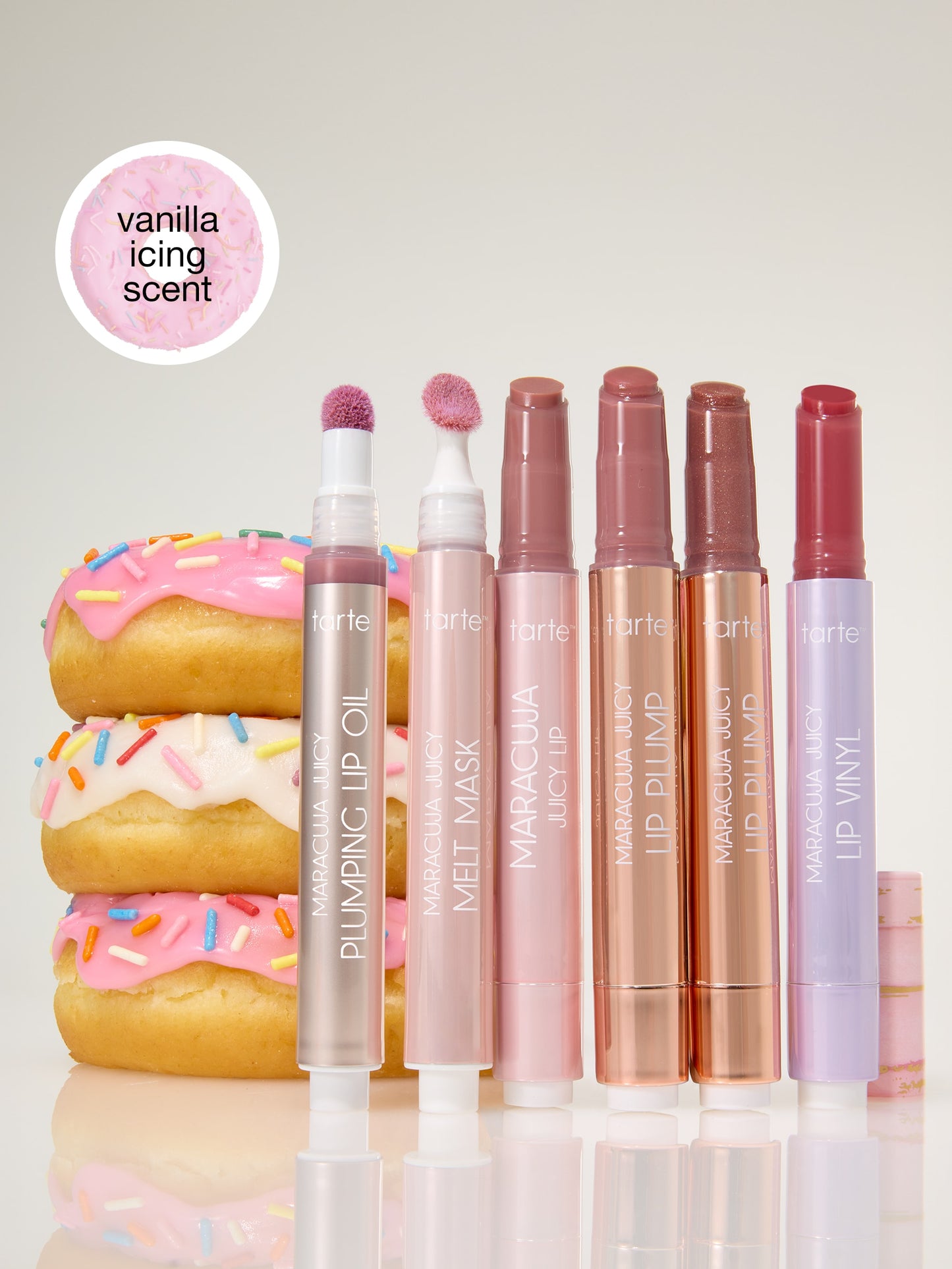 maracuja juicy lip vanilla icing duo + FREE charm