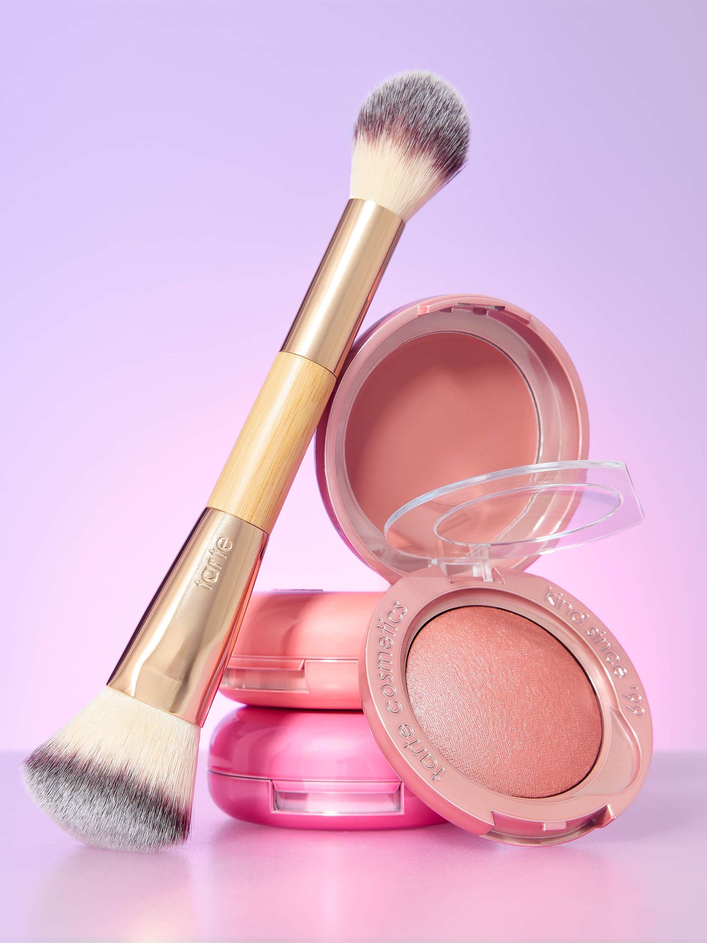 macaron blush & glow duo + brush