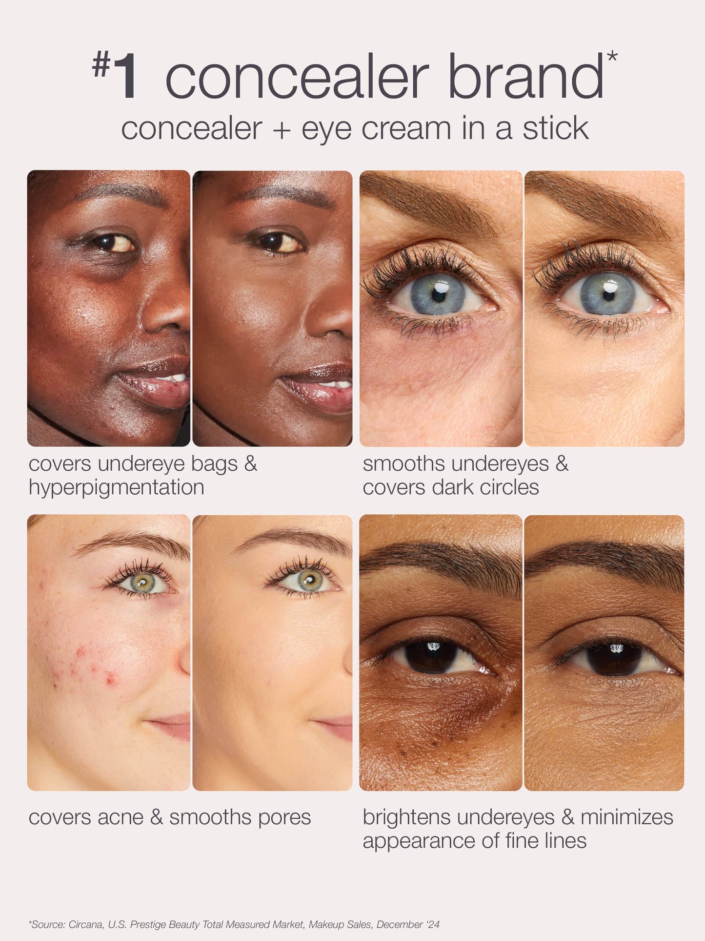 shape tape ™ blur & blush - blurring concealer stick & macaron blush and glow duo