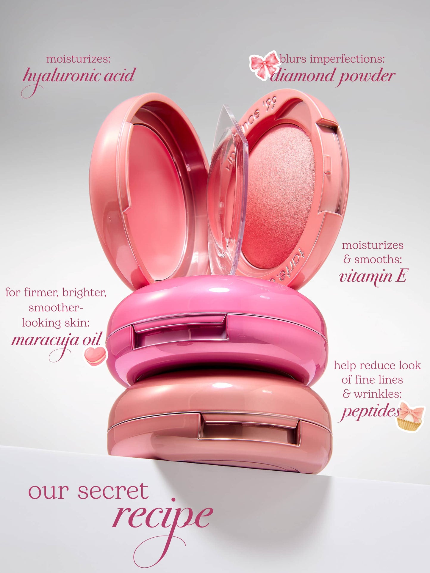 shape tape ™ blur & blush - blurring concealer stick & macaron blush and glow duo