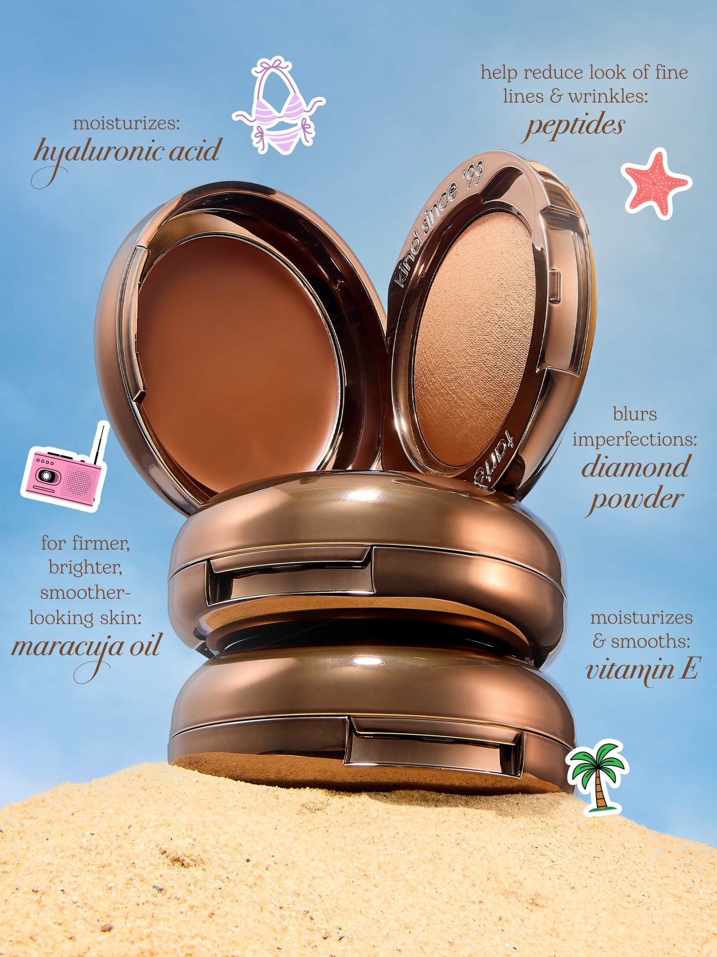 macaron sculpt & bronze™ duo + brush