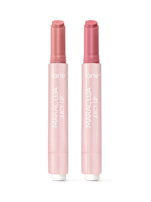 Two tarte Maracuja Luscious Lip products on a white background