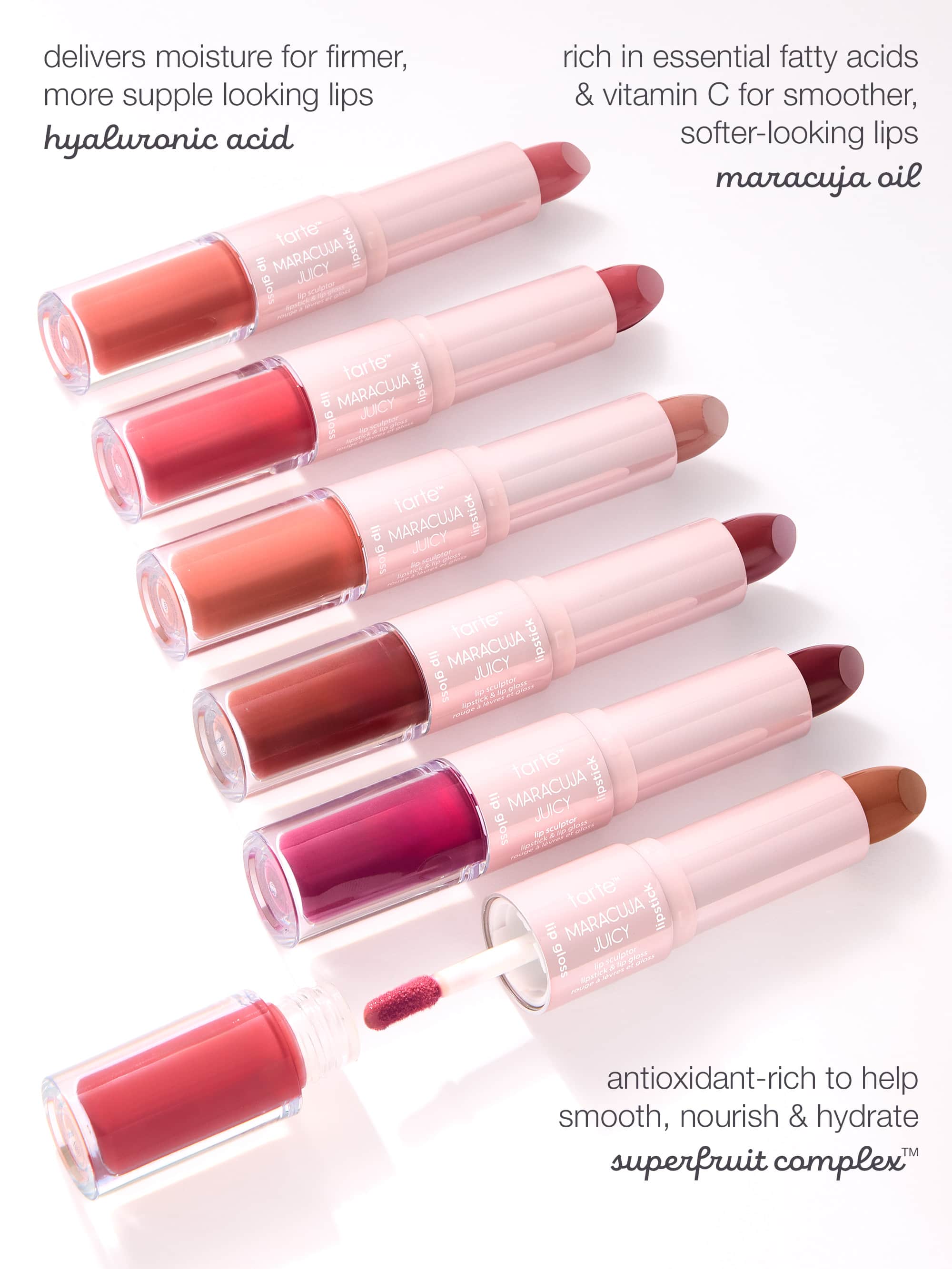 maracuja juicy lip sculptor lipstick & lip gloss – Tarte™