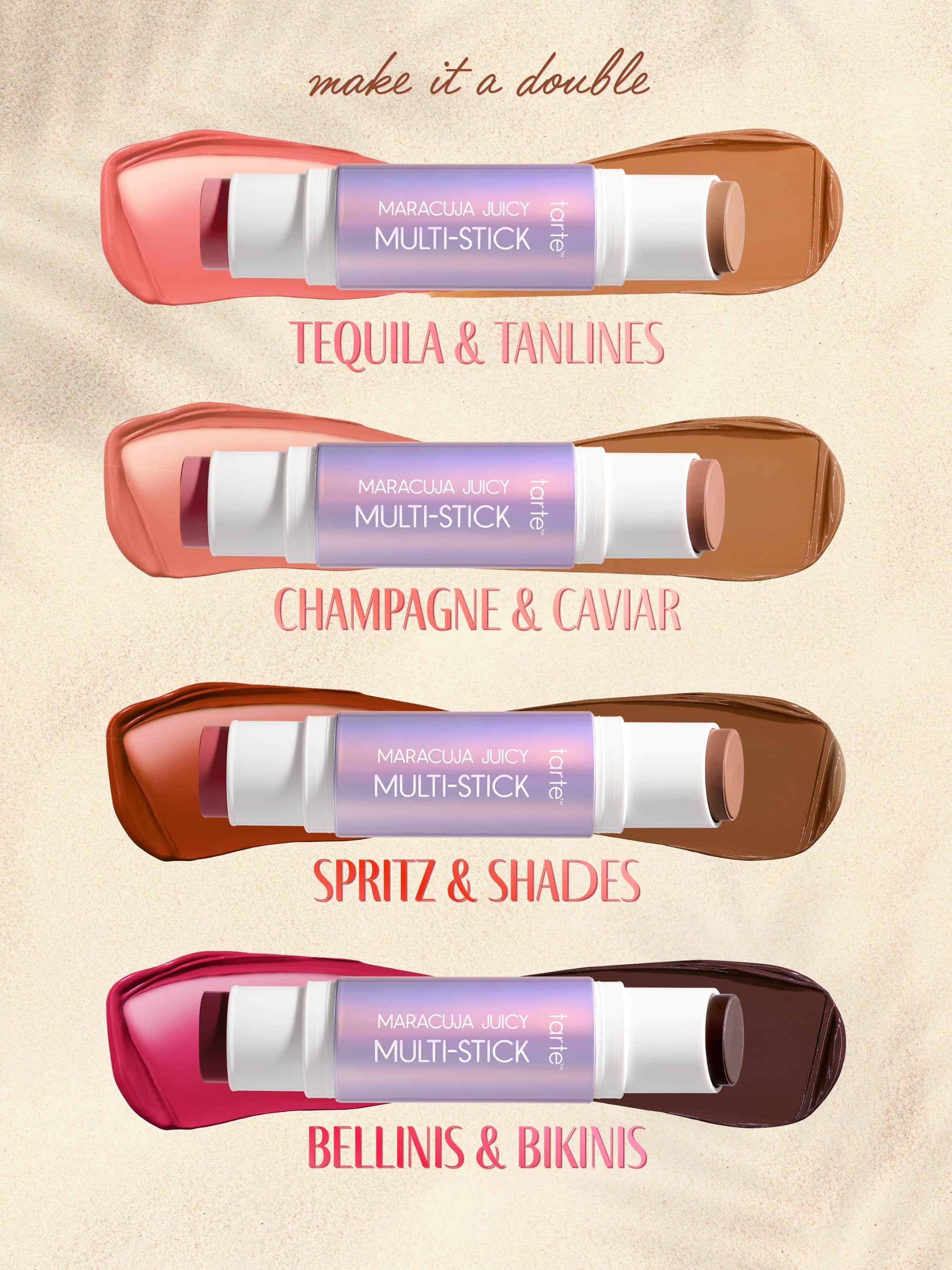 maracuja juicy blush & bronzer multi-stick | 2-in-1 cream stick