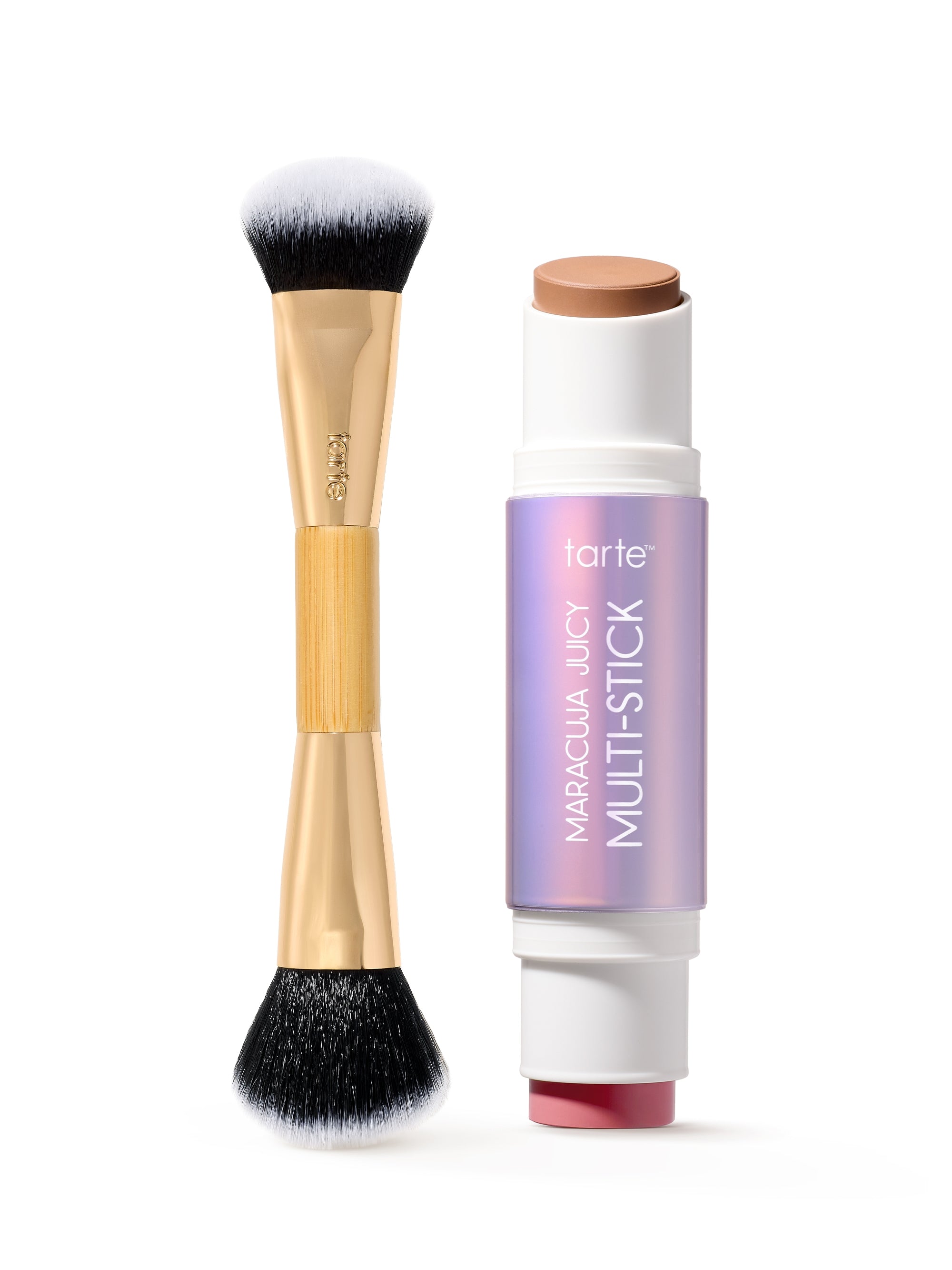 maracuja juicy blush & bronzer multi-stick + brush – Tarte™