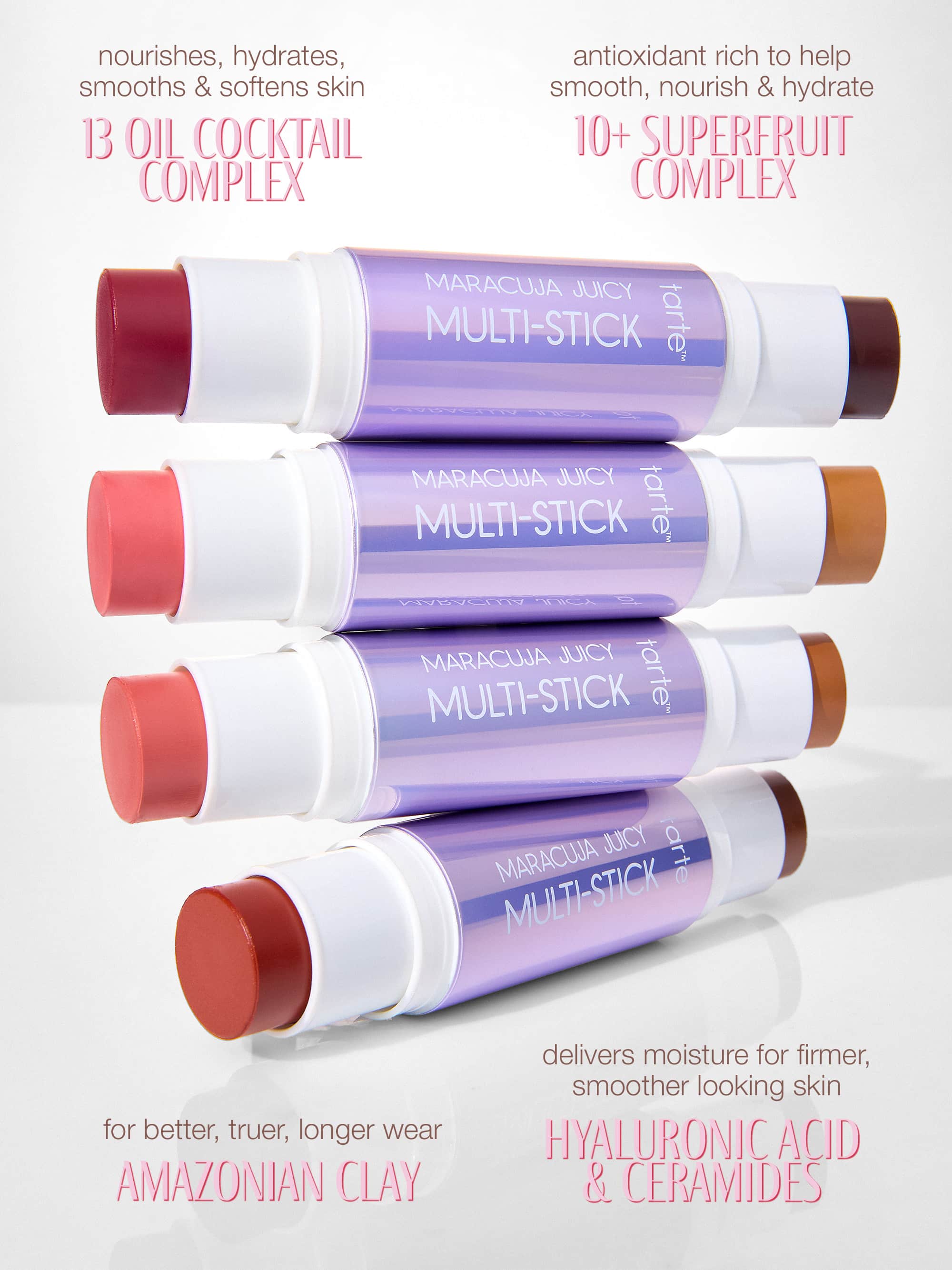 maracuja juicy blush & bronzer multi-stick + brush – Tarte™