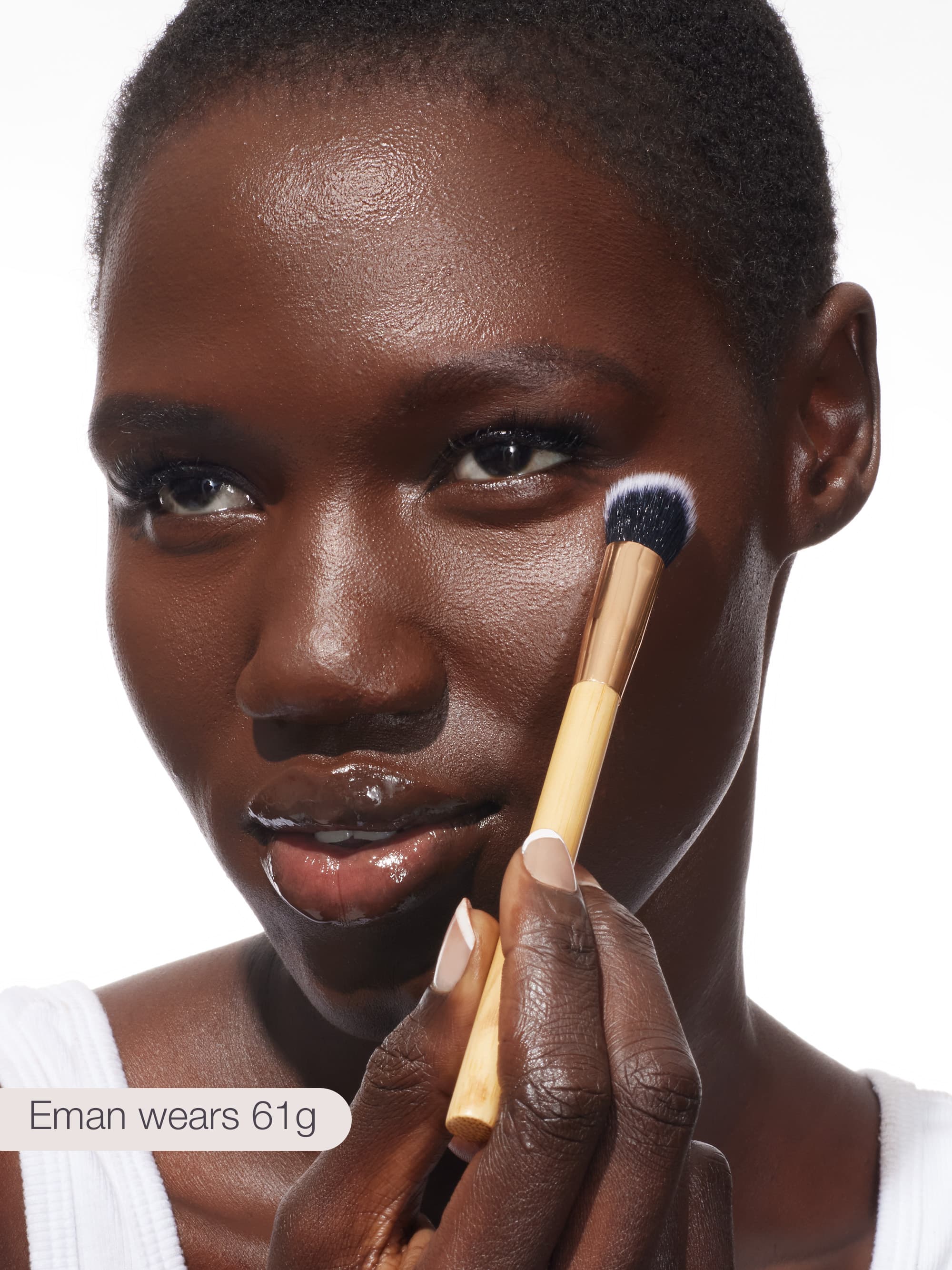 Angled Seamless Finish Concealer Paw Brush main image 1