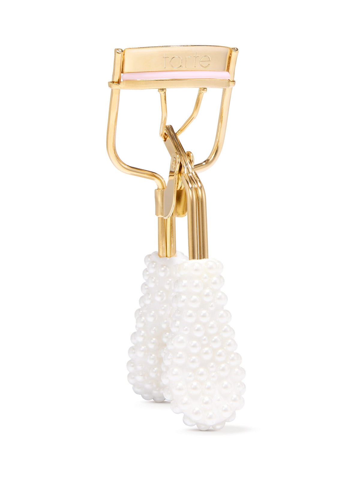 tarte cosmetics pearl lash curler agianst a white background