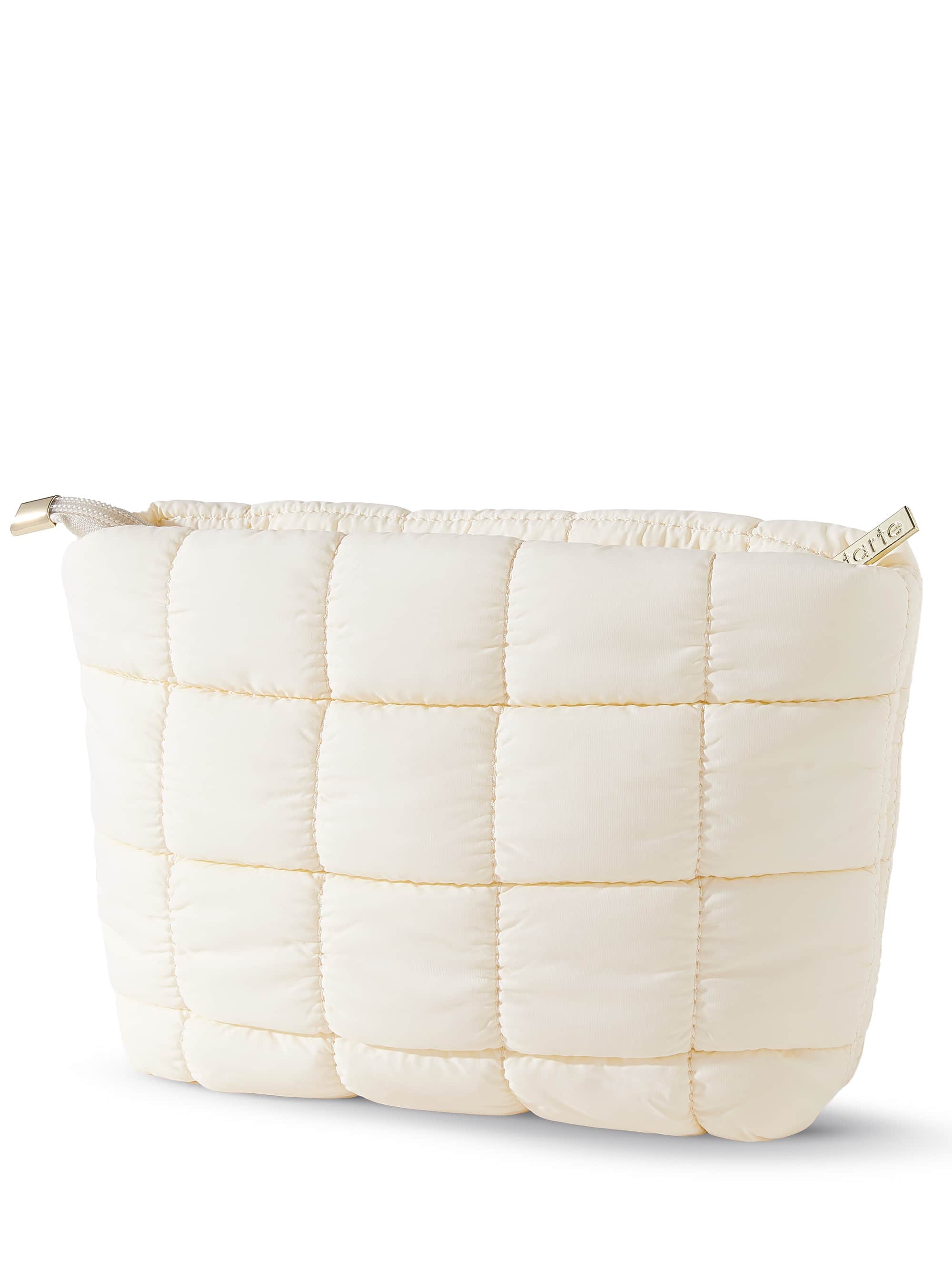 near by us / tarte bag（3size／cozy cream） tarte™ puffy makeup bag in cream – Tarte™