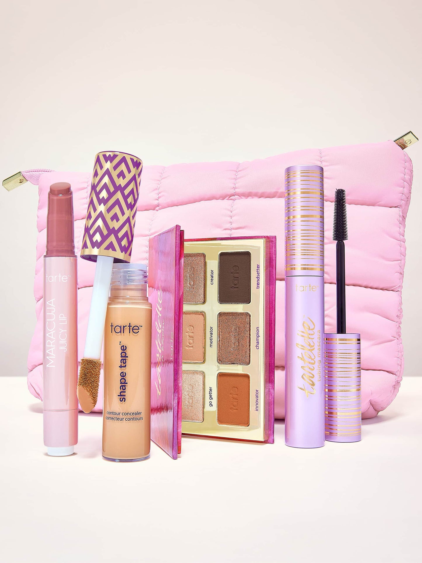 tarte™ puffy makeup bag in lavender