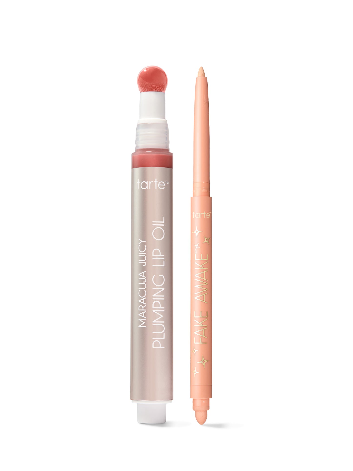 maracuja juicy lip oil & fake awake duo