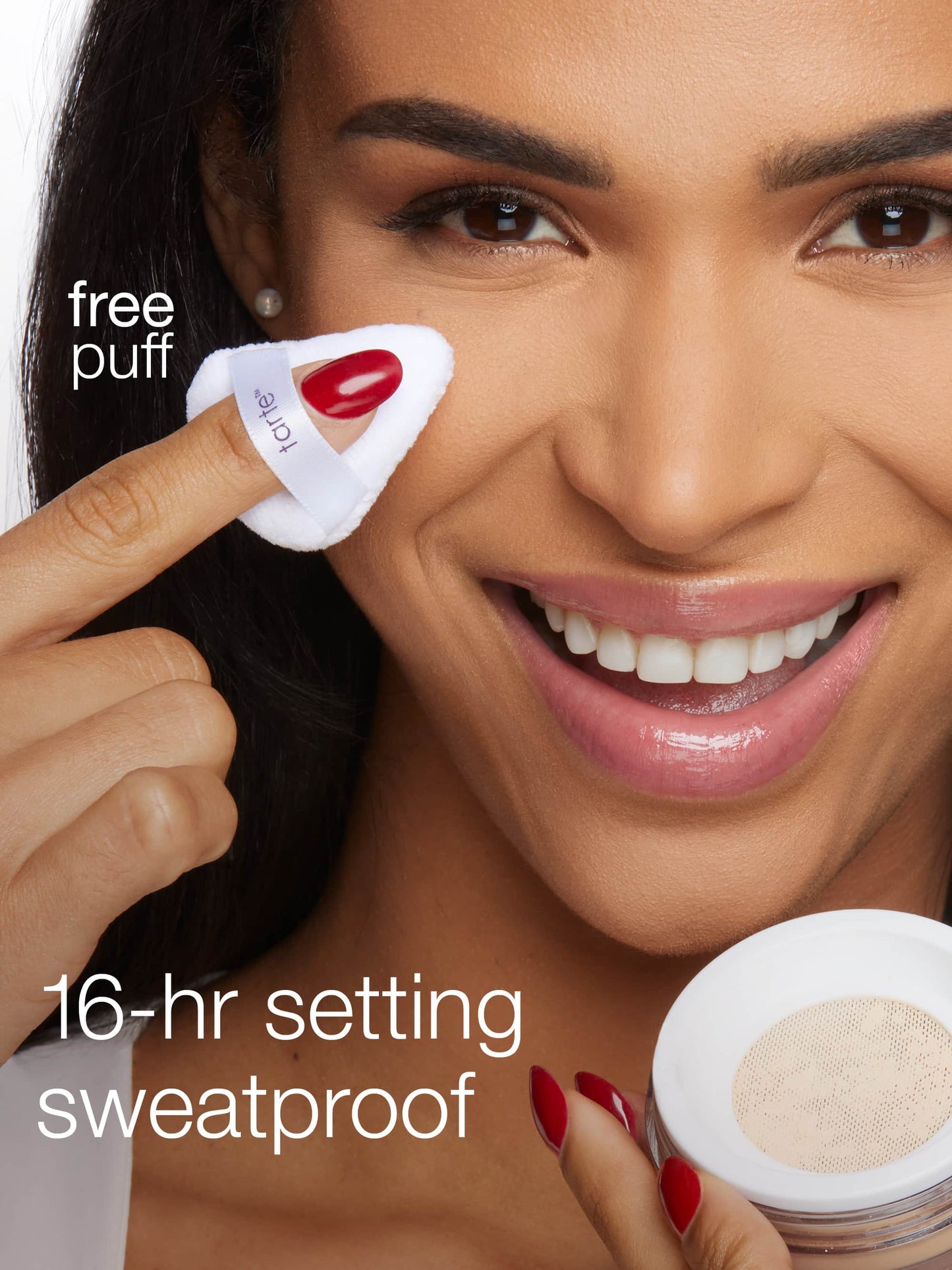 maracuja juicy lip oil, tubing mascara and setting powder trio