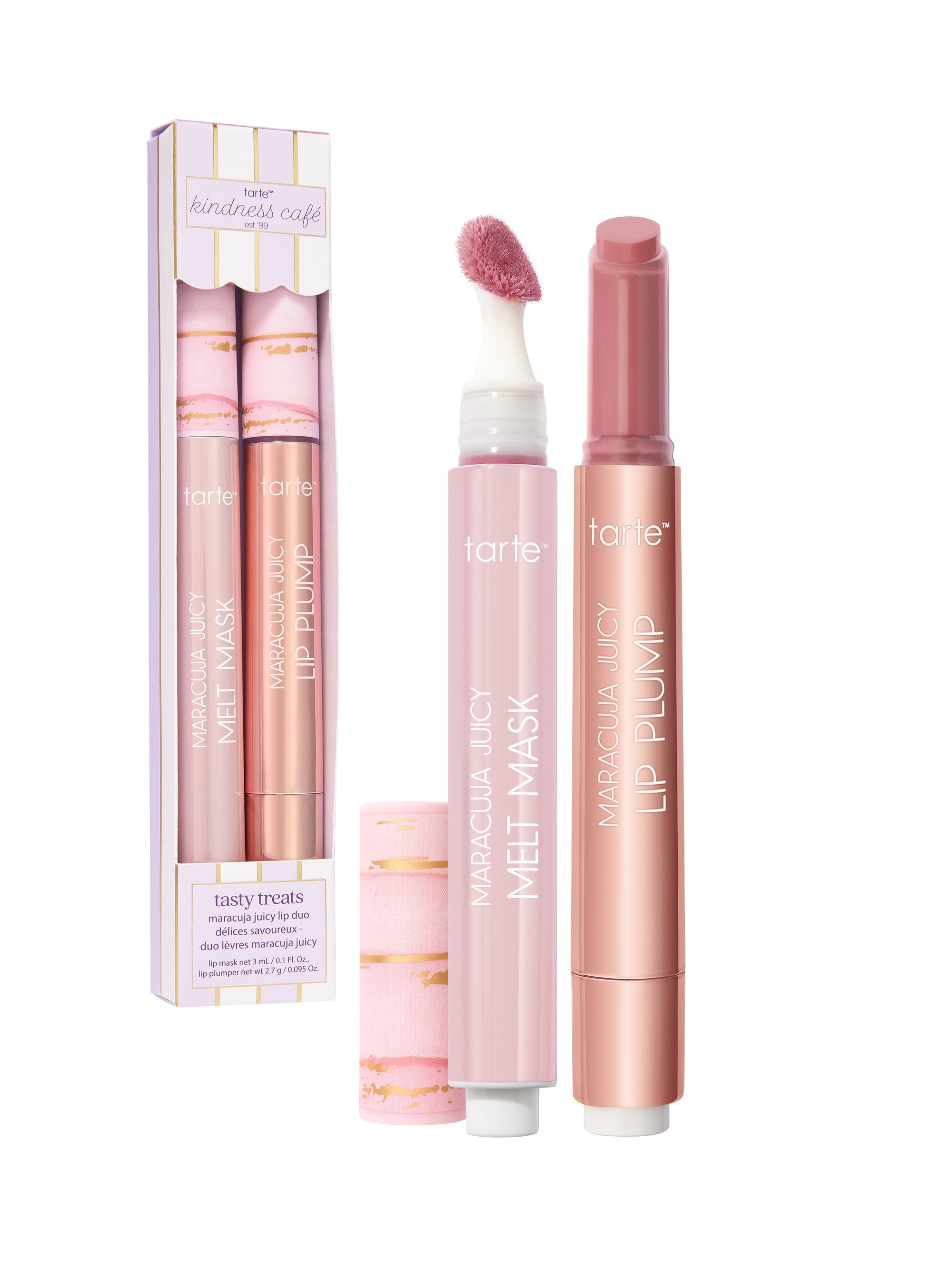 tarte x Dunkin' tasty treats maracuja juicy lip duo – Tarte™