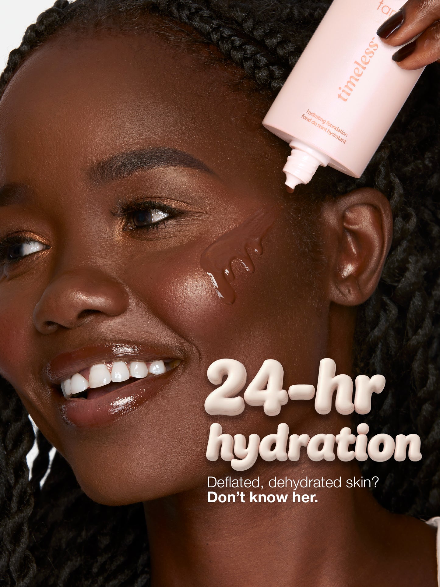 timeless hydrating foundation & brush duo