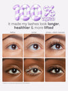 360° lash extension comb with conical bristles on a white background