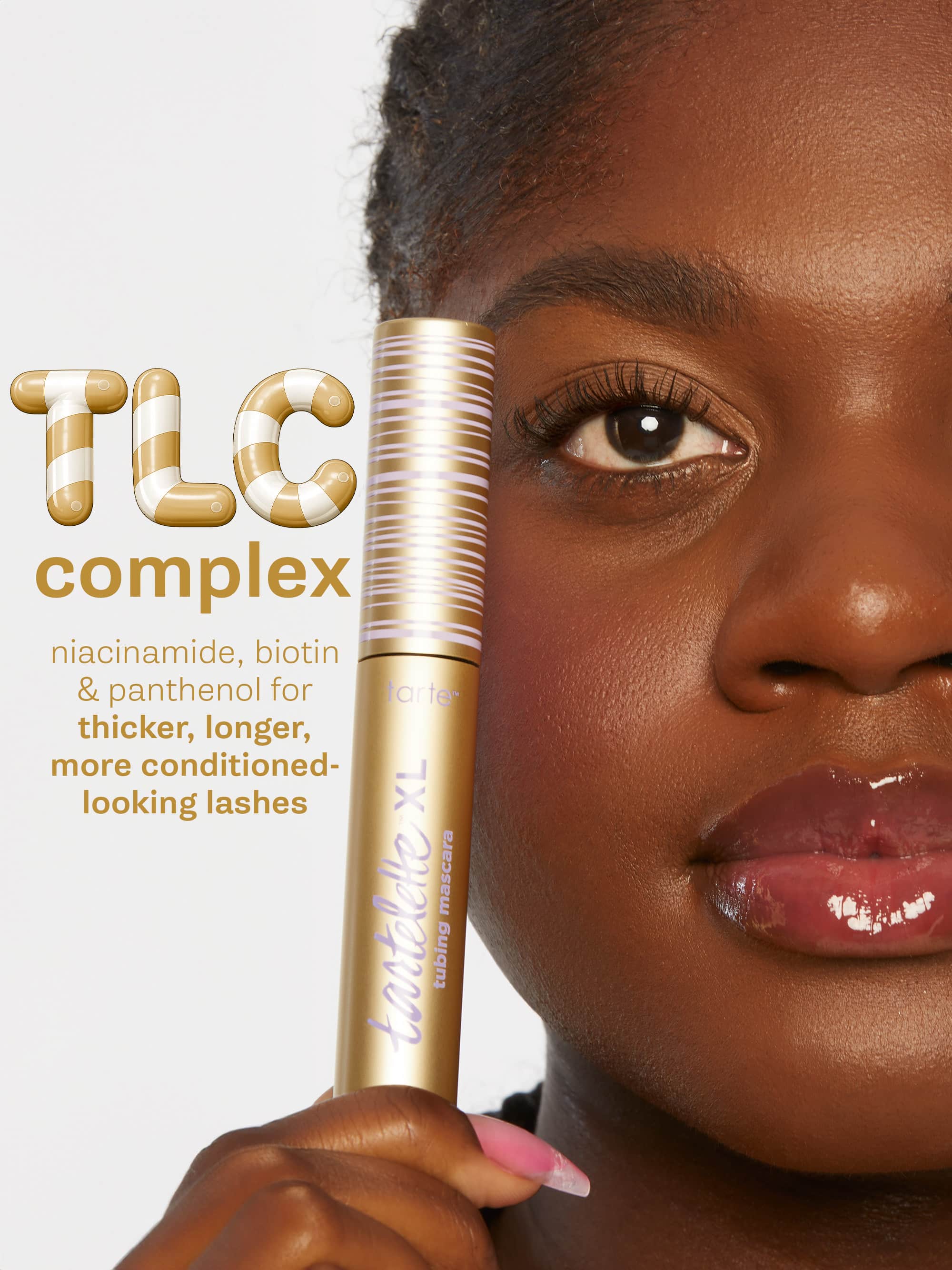 Tarte Tartelette™ XL Wimperntusche Reisegröße – 24h Anti-Flecken, Voluminöser Effekt, 30 Ml Schwarz