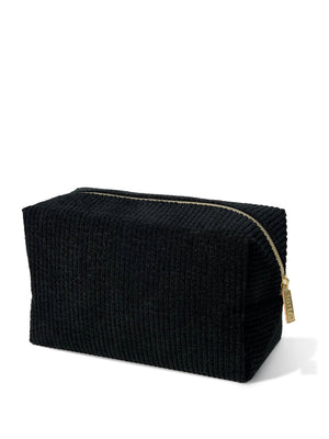 vintage vibe makeup bag in black