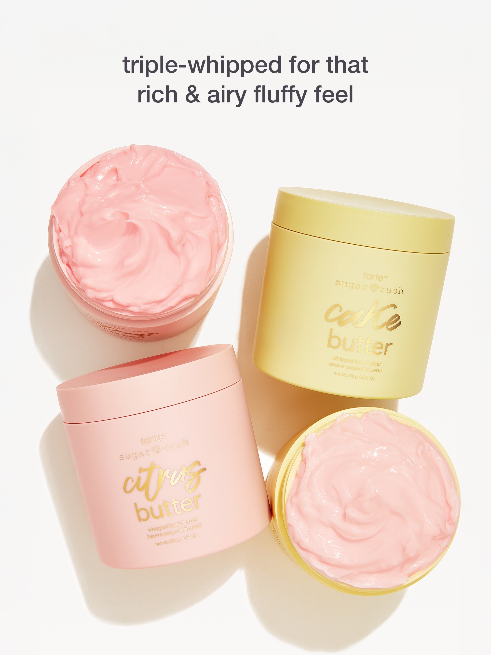 Amelie ボディスクラブ DSM ハンドクリーム tarte ファンデ sugar rush™ whipped body butter – Tarte™
