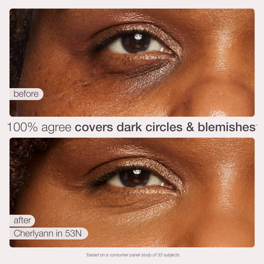 tarte cosmetics SPOTTED the icons best sellers set before and after, 100% agree covers dark circles & blemishes 