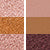 amethyst/plum & golden bronze/tan & rosy tan/soft rose