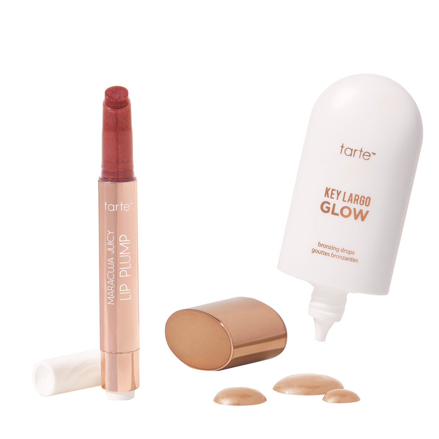 tarteâ„¢ maracuja juicy shimmer plump and bronzing drops image number 1