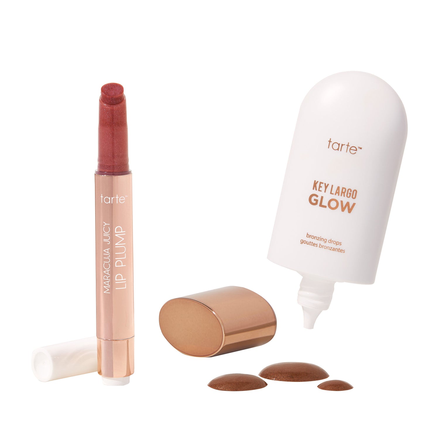 tarteâ„¢ maracuja juicy shimmer plump and bronzing drops image number 1