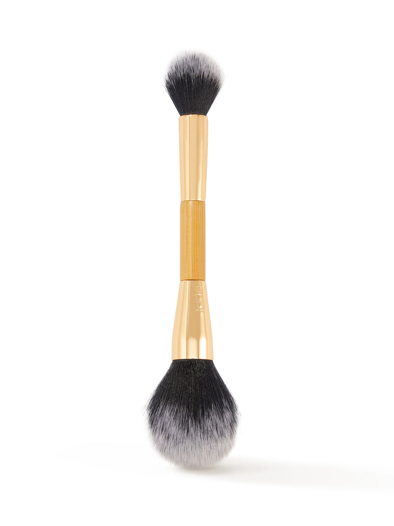double ended powder brush