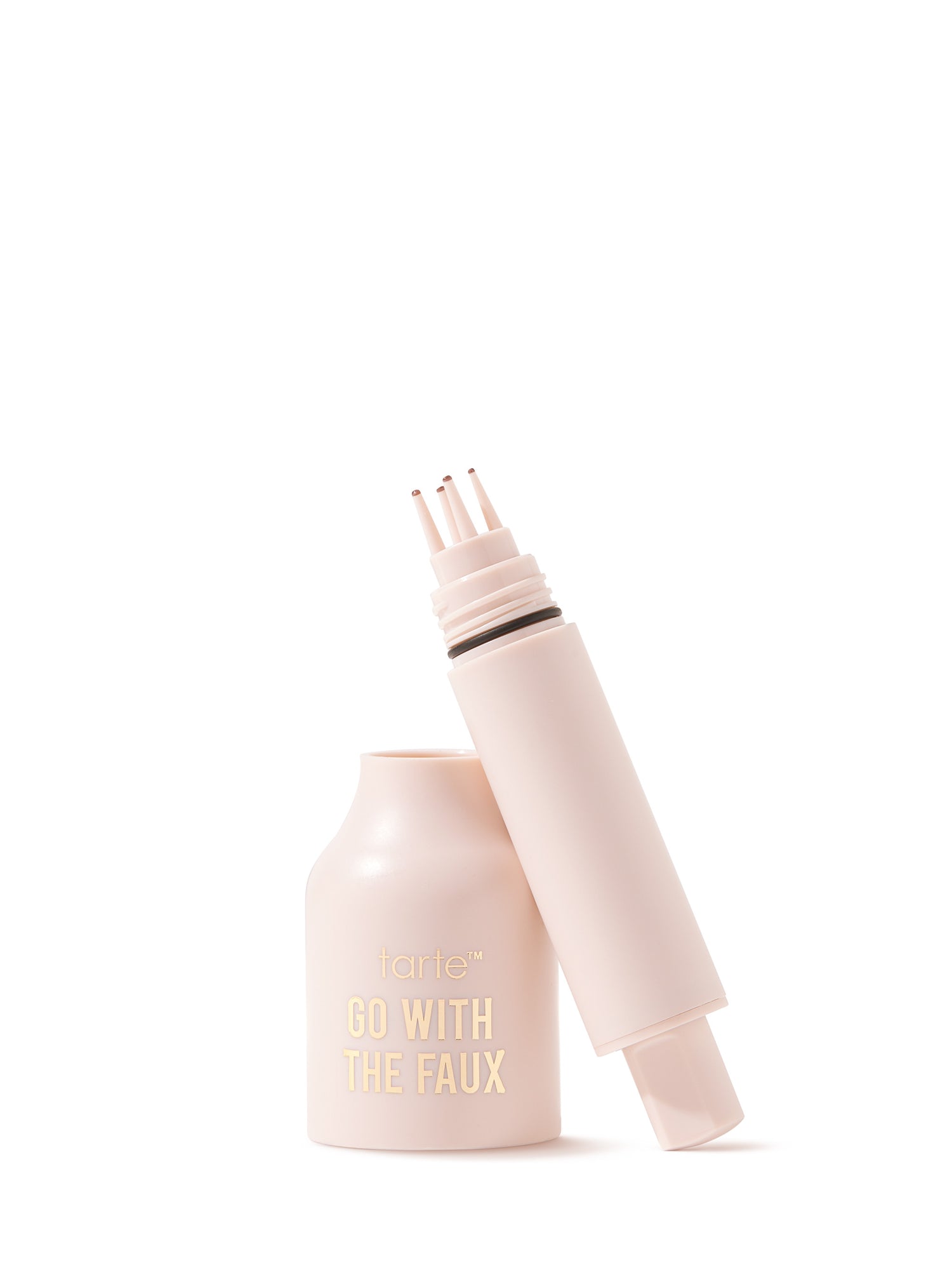 Two pink hair styling tools with a white background