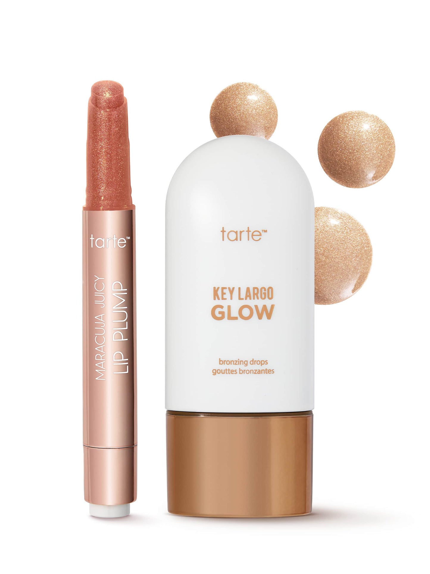 tarte™ maracuja juicy shimmer plump and bronzing drops