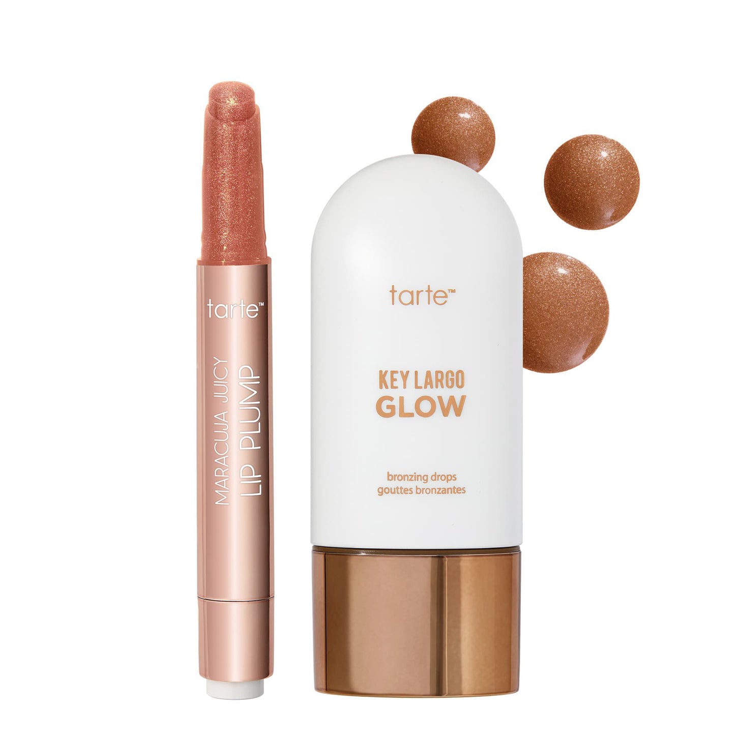 tarteâ„¢ maracuja juicy shimmer plump and bronzing drops image number 1