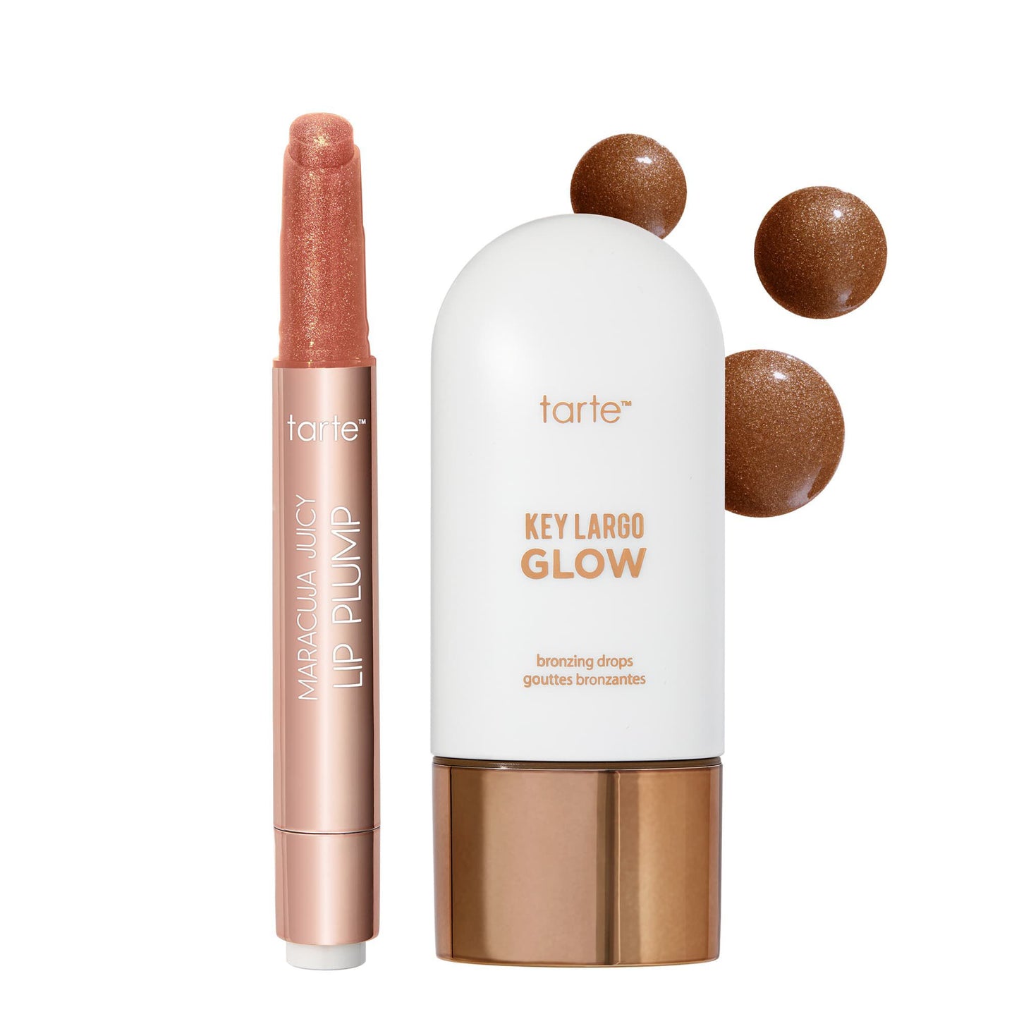 tarteâ„¢ maracuja juicy shimmer plump and bronzing drops image number 1