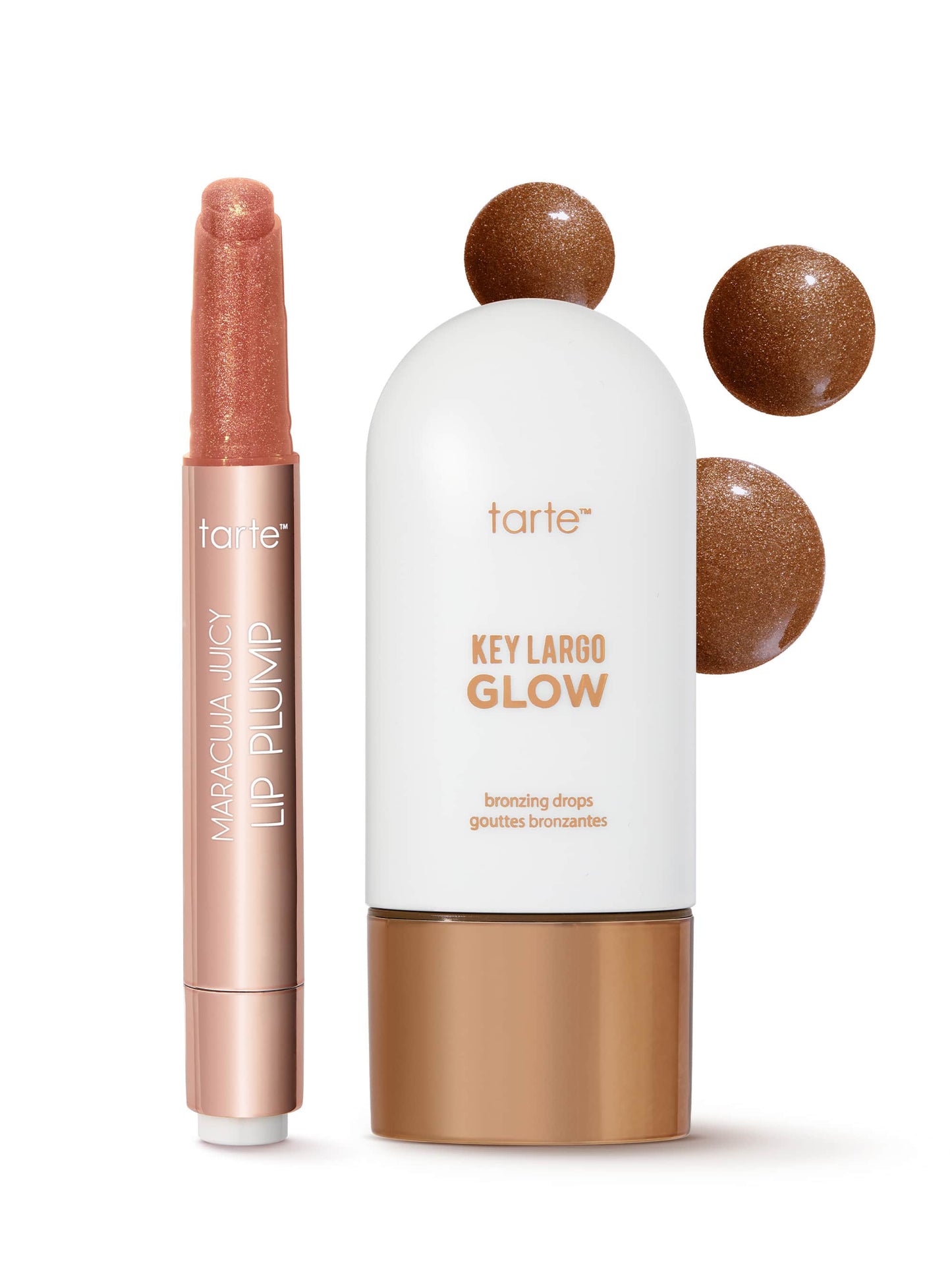 tarte™ maracuja juicy shimmer plump and bronzing drops