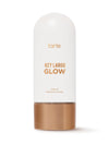 Tarte Key Largo Glow body oil bottle on a white background